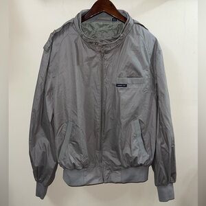 VINTAGE 1980’s Members Only Jacket Grey Size 1X